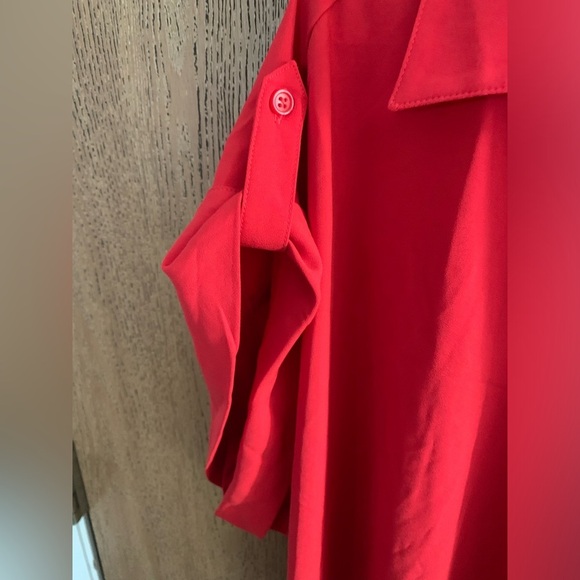 Lane Bryant Cap Sleeve Mini Summer V-Neck Dress - Picture 4 of 8